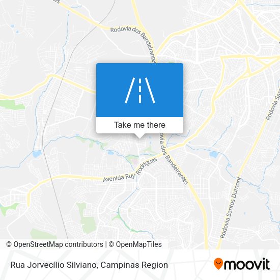 Rua Jorvecílio Silviano map