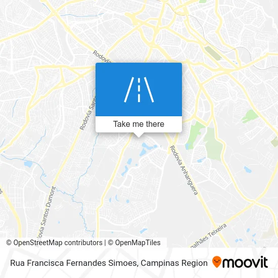 Rua Francisca Fernandes Simoes map