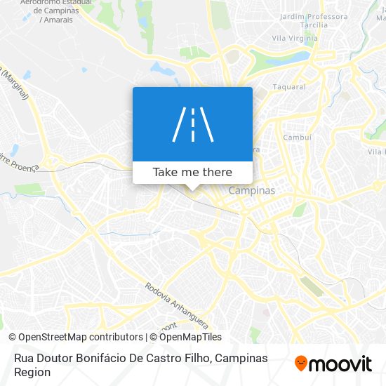 Mapa Rua Doutor Bonifácio De Castro Filho