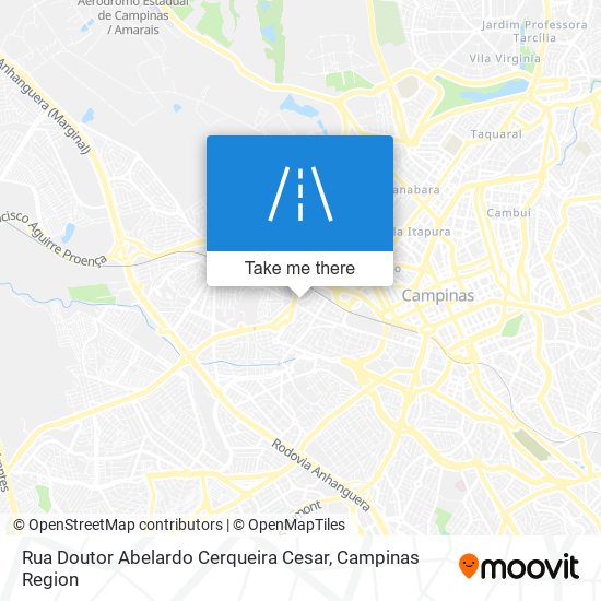 Mapa Rua Doutor Abelardo Cerqueira Cesar