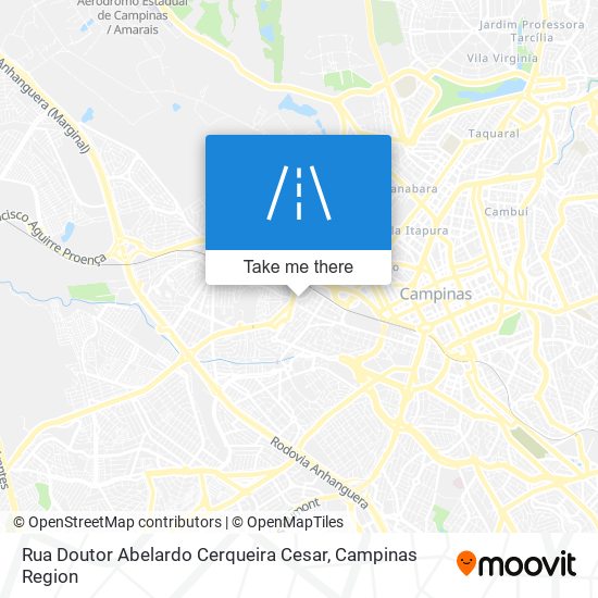 Rua Doutor Abelardo Cerqueira Cesar map