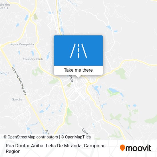 Rua Doutor Aníbal Lelis De Miranda map