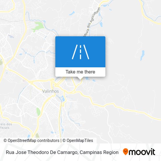 Rua Jose Theodoro De Camargo map