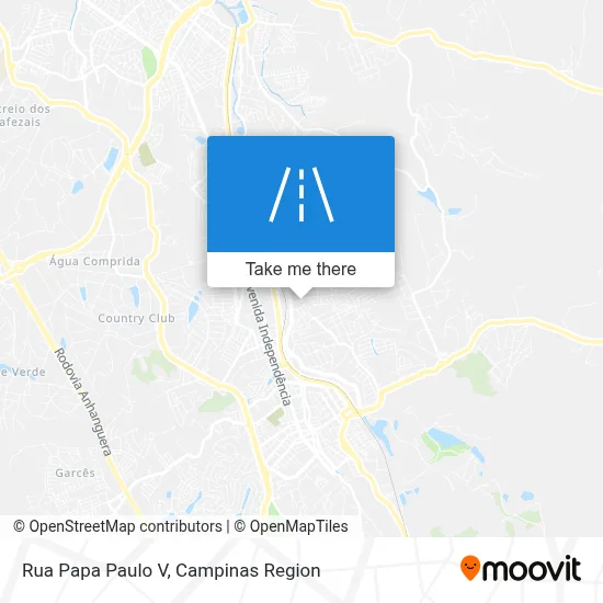 Rua Papa Paulo V map