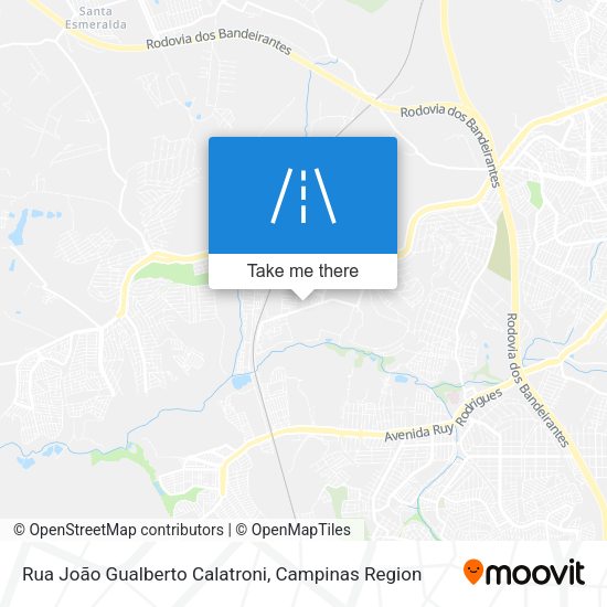 Rua João Gualberto Calatroni map