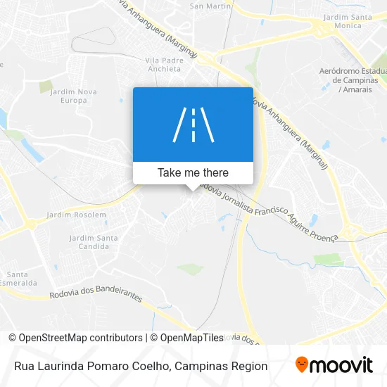 Rua Laurinda Pomaro Coelho map