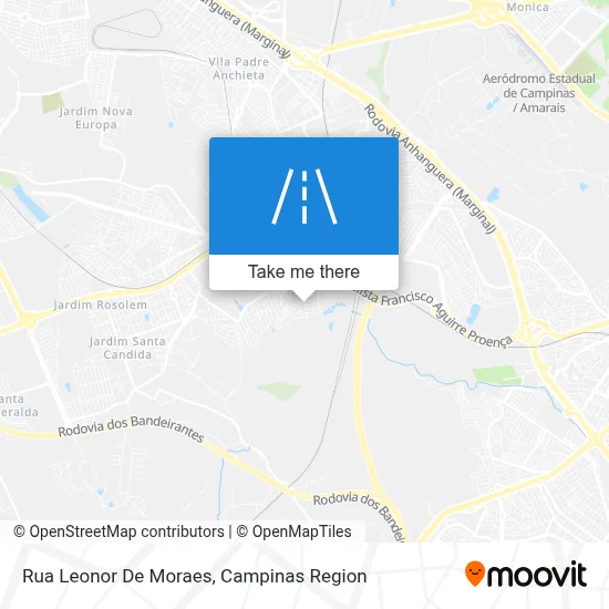 Rua Leonor De Moraes map