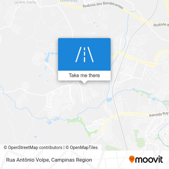 Rua Antônio Volpe map