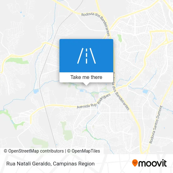 Rua Natali Geraldo map