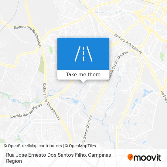 Mapa Rua Jose Ernesto Dos Santos Filho