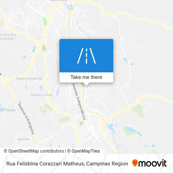 Rua Felisbina Corazzari Matheus map