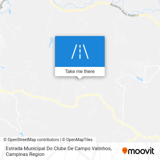 Estrada Municipal Do Clube De Campo Valinhos map