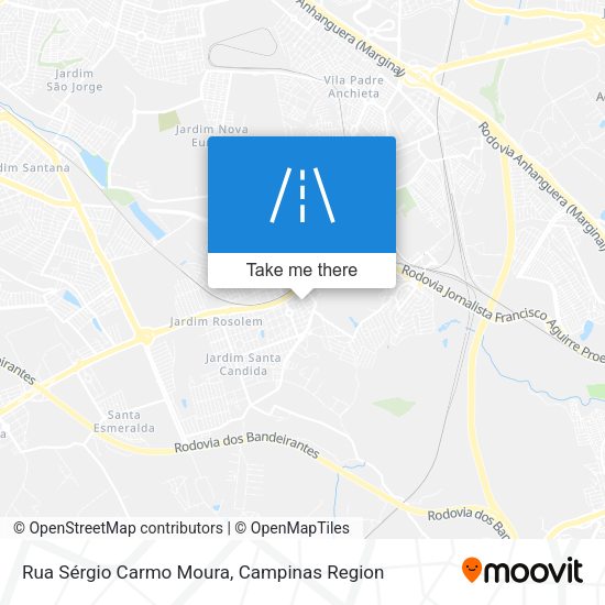Rua Sérgio Carmo Moura map