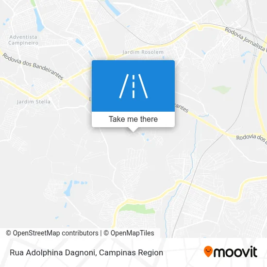 Rua Adolphina Dagnoni map