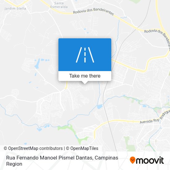 Rua Fernando Manoel Pismel Dantas map