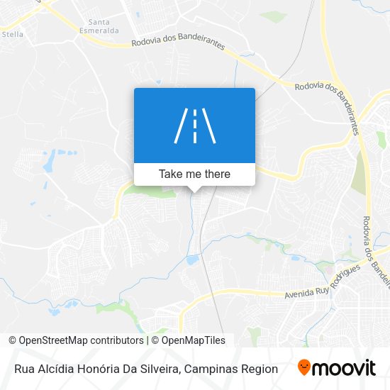 Rua Alcídia Honória Da Silveira map