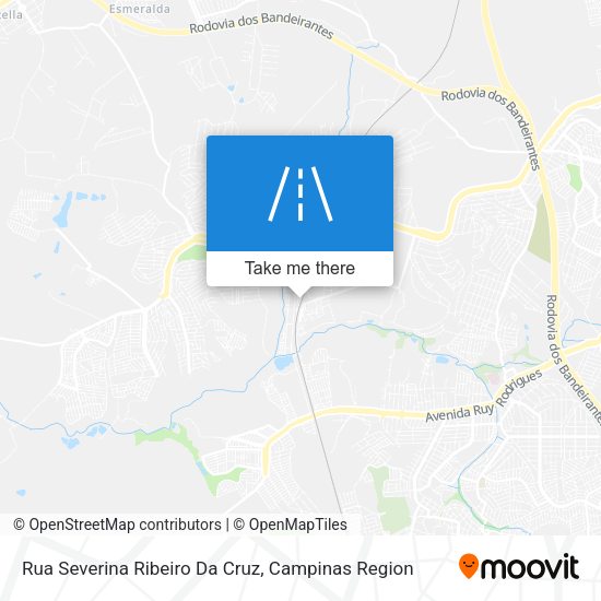 Rua Severina Ribeiro Da Cruz map