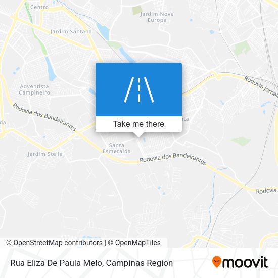 Rua Eliza De Paula Melo map