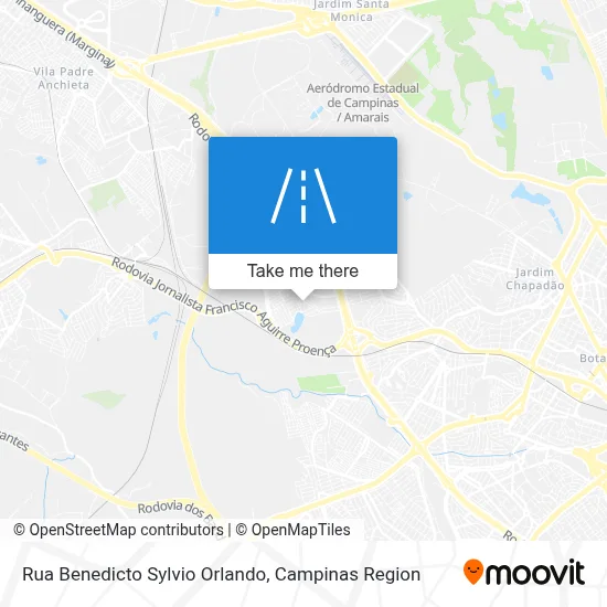 Rua Benedicto Sylvio Orlando map