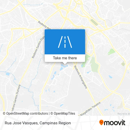 Rua Jose Vasques map