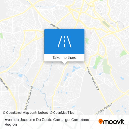 Avenida Joaquim Da Costa Camargo map