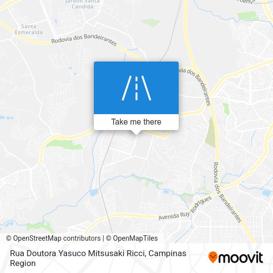 Rua Doutora Yasuco Mitsusaki Ricci map