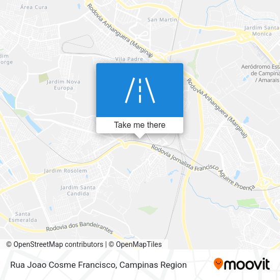 Rua Joao Cosme Francisco map
