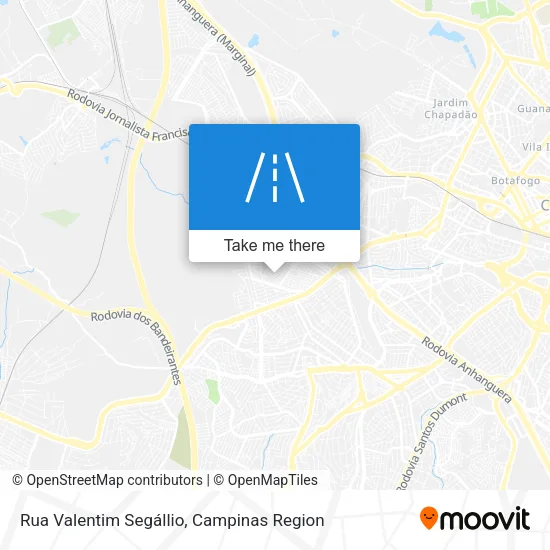 Rua Valentim Segállio map