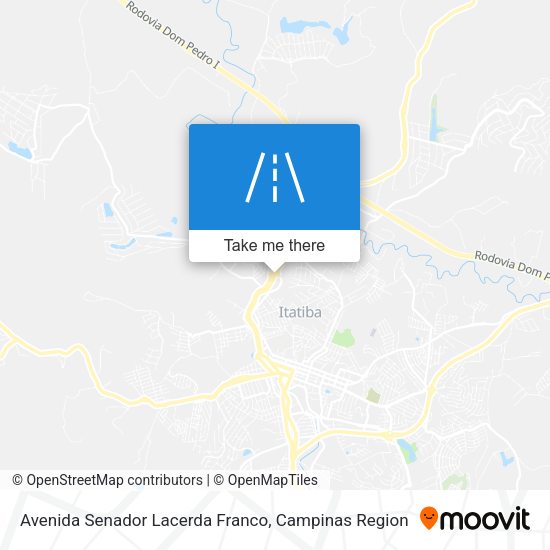 Avenida Senador Lacerda Franco map