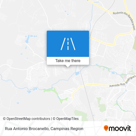 Rua Antonio Brocanello map