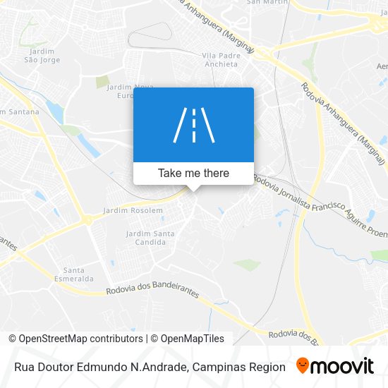 Rua Doutor Edmundo N.Andrade map