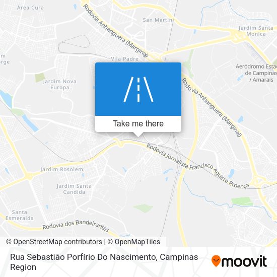 Rua Sebastião Porfírio Do Nascimento map