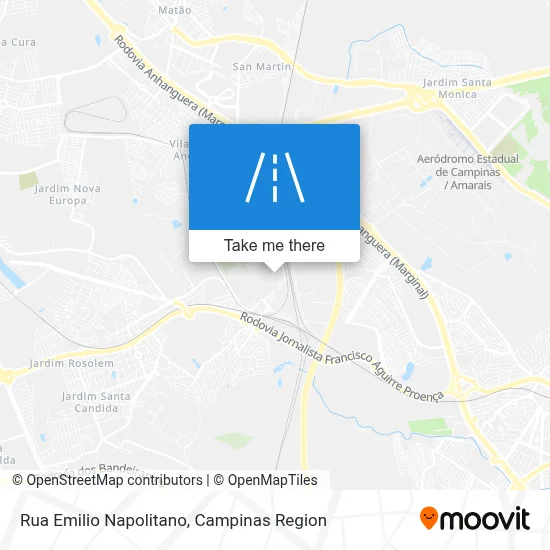 Rua Emilio Napolitano map