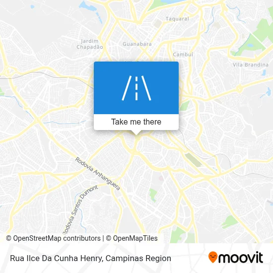 Rua Ilce Da Cunha Henry map