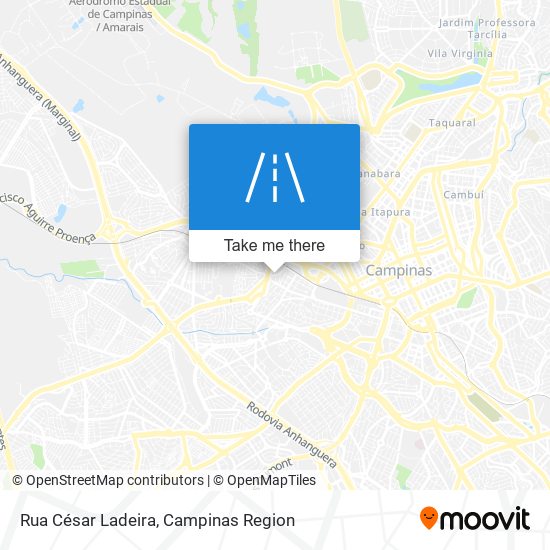 Mapa Rua César Ladeira