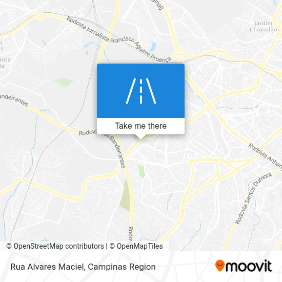 Rua Alvares Maciel map