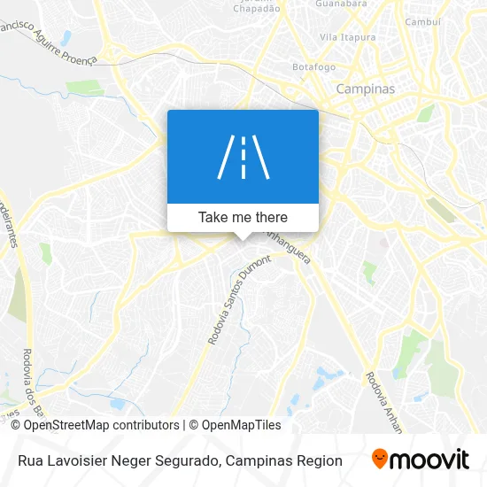 Rua Lavoisier Neger Segurado map