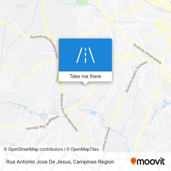 Rua Antonio Jose De Jesus map