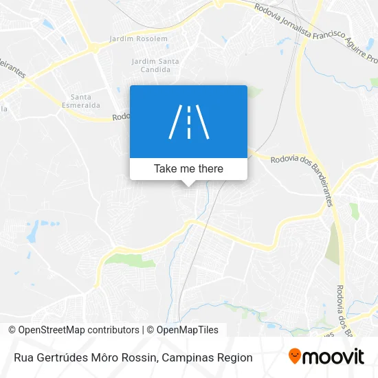 Rua Gertrúdes Môro Rossin map