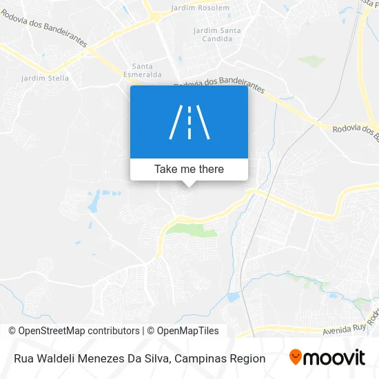 Rua Waldeli Menezes Da Silva map