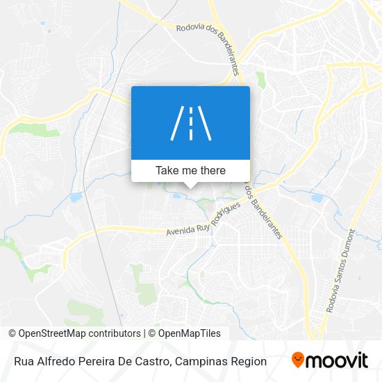 Rua Alfredo Pereira De Castro map