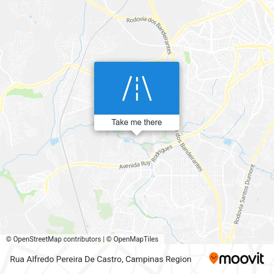 Rua Alfredo Pereira De Castro map