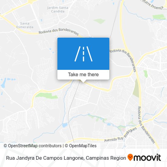 Rua Jandyra De Campos Langone map