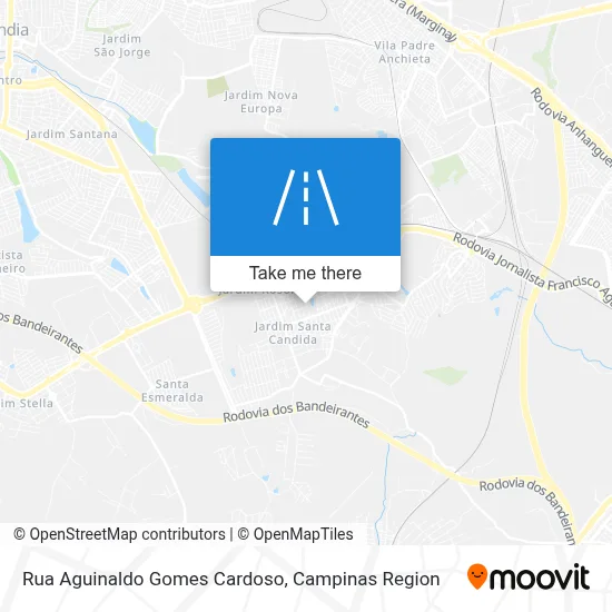 Rua Aguinaldo Gomes Cardoso map