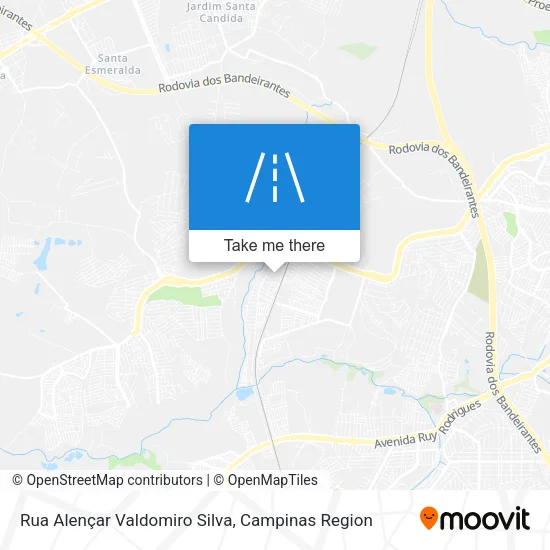 Rua Alençar Valdomiro Silva map