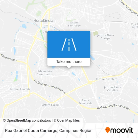 Rua Gabriel Costa Camargo map