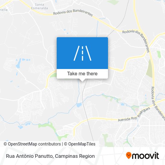 Rua Antônio Panutto map