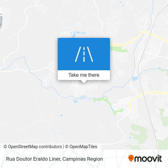 Rua Doutor Eraldo Liner map