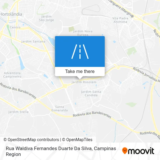 Rua Waldiva Fernandes Duarte Da Silva map