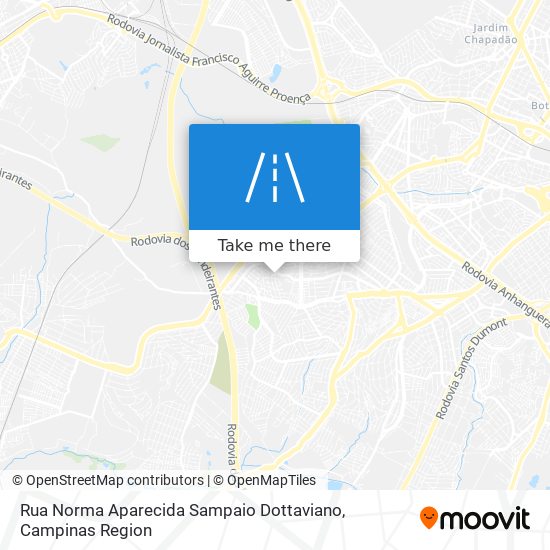 Mapa Rua Norma Aparecida Sampaio Dottaviano